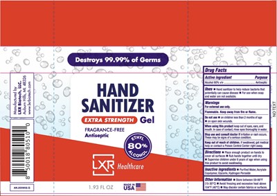 57 mL Ndc: 78299-122-11 (Lxr Gel Label)